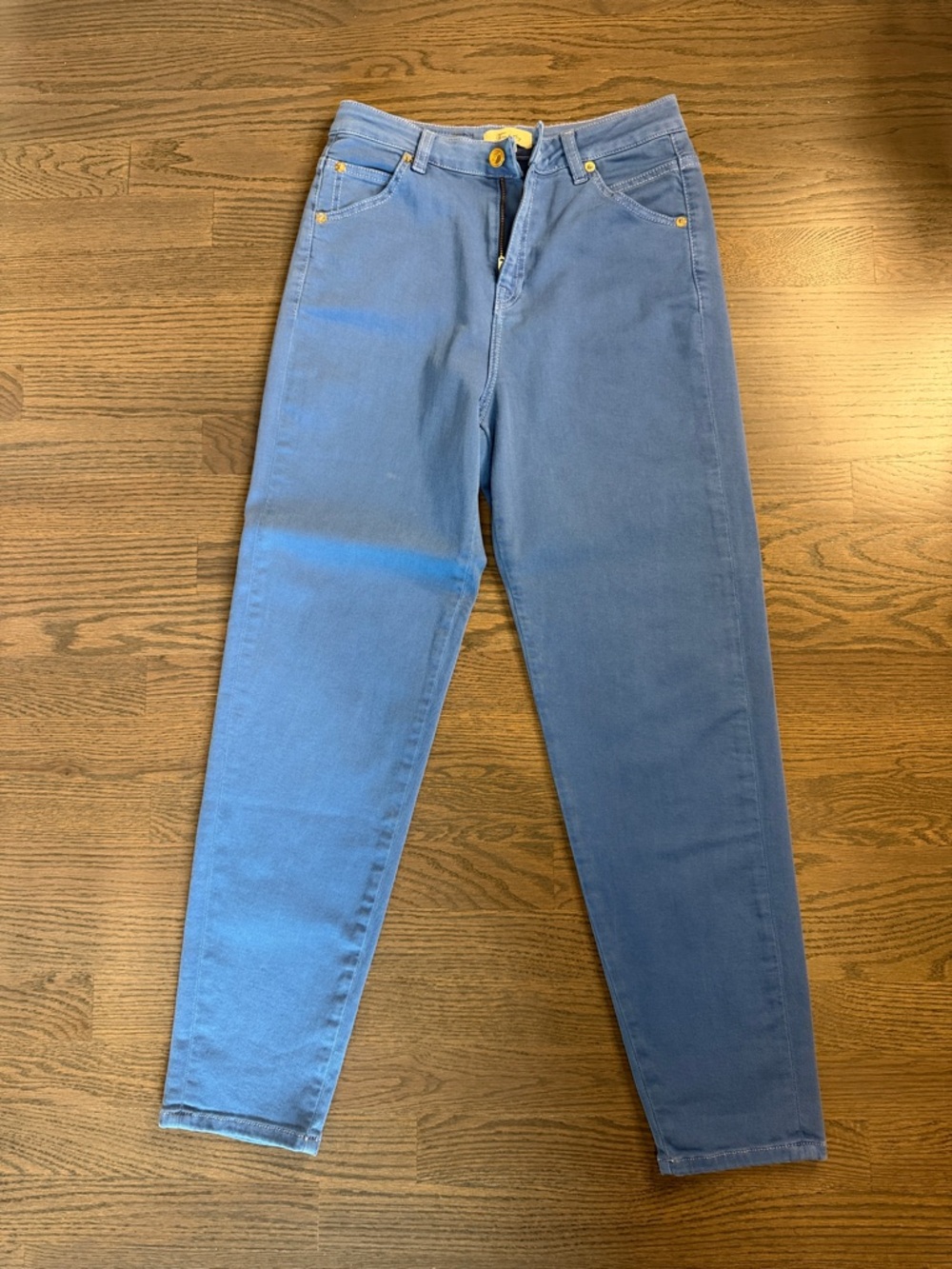 Temperley London Light Blue Boyfriend Jeans